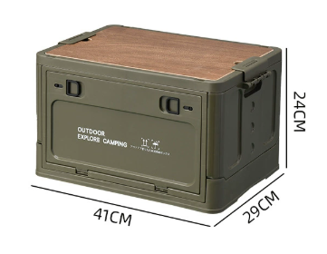 30L Camping Organizer с деревянной крышкой
